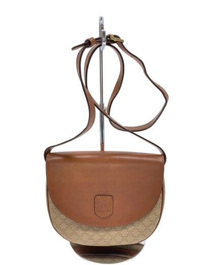 商品画像：オールドセリーヌ/マカダム柄/ショルダーバッグ/--/BRW/総柄/M06 1