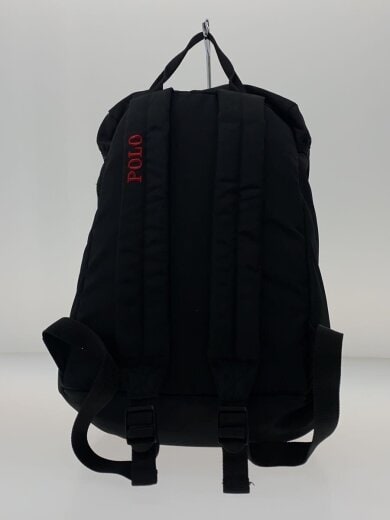 商品画像：ロゴ刺繍/リュック/ポリエステル/BLK/j746-1018 3
