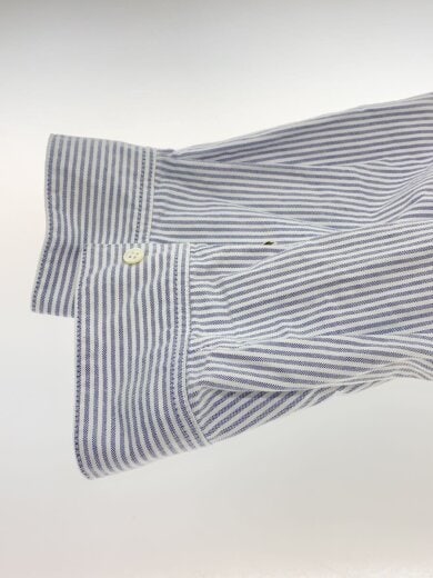 商品画像：長袖シャツ/M/コットン/BLU/ストライプ/4114323 5