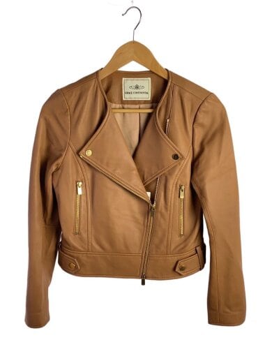 商品画像：レザージャケット・ブルゾン/36/羊革/BRW/無地/040301-01 1