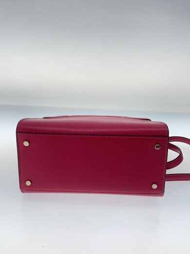 商品画像：ステイシースモールサッチェル/ショルダーバッグ/レザー/PNK/無地/WKRU7097 4
