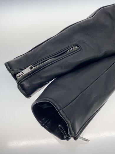 商品画像：ダブルライダースジャケット/M/羊革/BLK/1225-199-7630 5