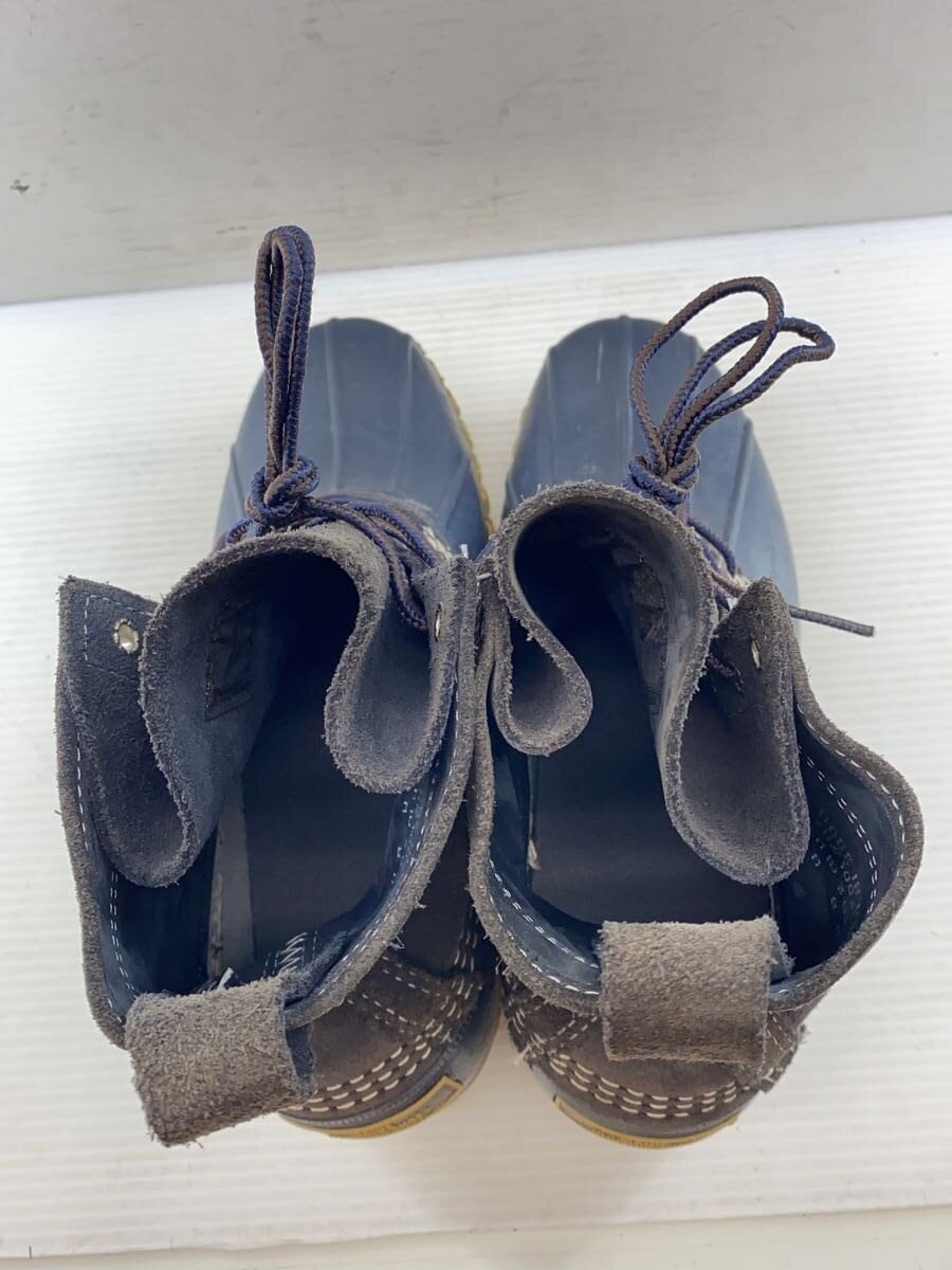 L.L.Bean × BEAMS / 別注/USA製/ビーンブーツ/ブーツ/US8/NVY/スウェード/306644
