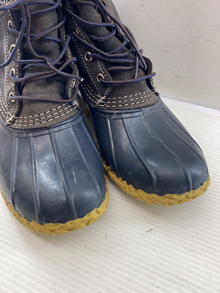 L.L.Bean × BEAMS / 別注/USA製/ビーンブーツ/ブーツ/US8/NVY/スウェード/306644