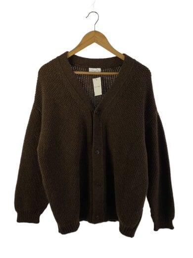 商品画像：カーディガン(厚手)/3/ウール/BRW/無地/UDF20805 1