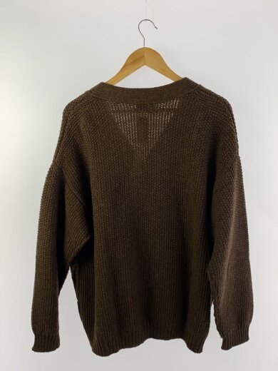 商品画像：カーディガン(厚手)/3/ウール/BRW/無地/UDF20805 2