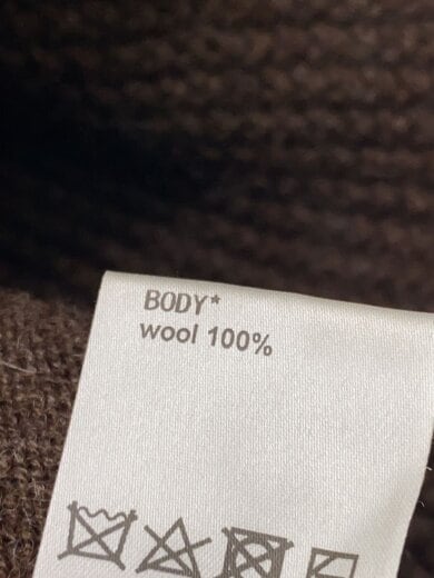 商品画像：カーディガン(厚手)/3/ウール/BRW/無地/UDF20805 5