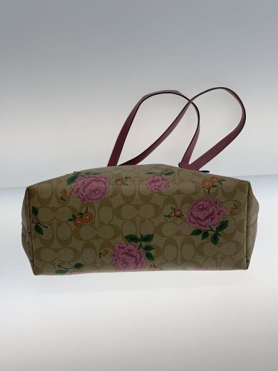 商品画像：トートバッグ/PVC/バラ/BEG/総柄/B2078-2714 4