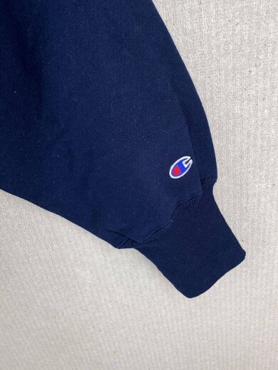 商品画像：90s/刺繍タグ/目無し/メキシコ製/スウェット/XL/コットン/NVY/無地 5