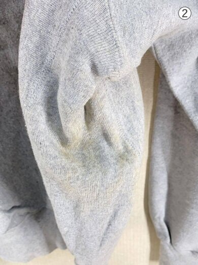 商品画像：デッドストック/90s/刺繍タグ/目無し/メキシコ製/スウェット/XL/コットン/GRY/無地/ 7