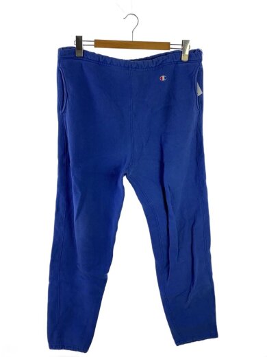 商品画像：90s/USA製/スウェットパンツ/ボトム/L/コットン/BLU/無地/ポケット付き 1