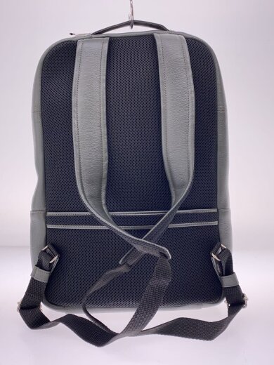 商品画像：スリムバックパック/リュック/レザー/GRN/無地 3