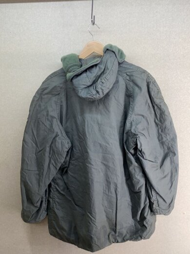 商品画像：70s/ラビットパーカー/下部破れ/ジャケット/M/コットン/GRY/無地/MIL-P-38184B 2