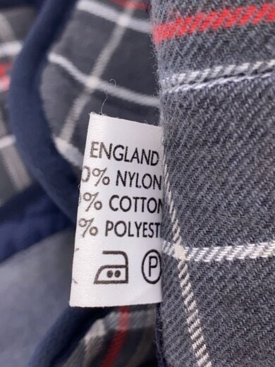 商品画像：3クラウン/スウェード切替し/イングランド製/キルティングベスト/L/--/NVY/無地 4