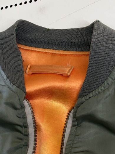 商品画像：フライトジャケット/L/ポリエステル/KHK/無地/MIL-J-74480 8