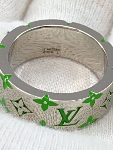 商品画像：リング/--/21号/SLV×GRN/メンズ/M1404L 3