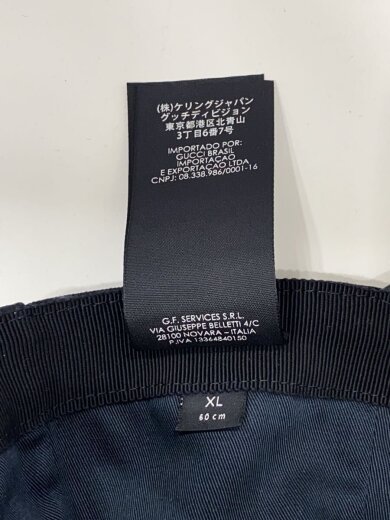 商品画像：GGロゴ/ベースボールキャップ/キャップ/XL/コットン/BLK/無地/メンズ// 9