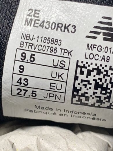 商品画像：ME430/ブラック/27.5cm/BLK 5