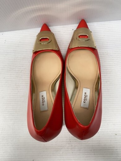 商品画像：ポインテッドパンプス/37/RED/レザー 3