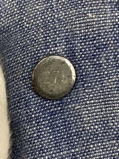 商品画像：70s/トラッカー/刻印275/BIG E/白タブ/ジャケット/--/--/IDG/無地 6