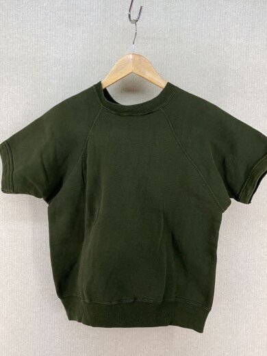 商品画像：60s/ランタグ/状態良/半袖スウェット/M/コットン/GRN/プリント/vintage/ラグラン 2