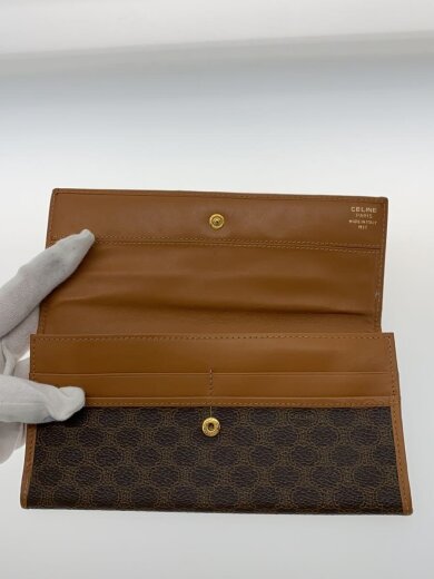 商品画像：2つ折り長財布/PVC/BRW/マカダム柄/レディース/M11 4