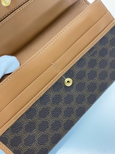 商品画像：2つ折り長財布/PVC/BRW/マカダム柄/レディース/M11 7