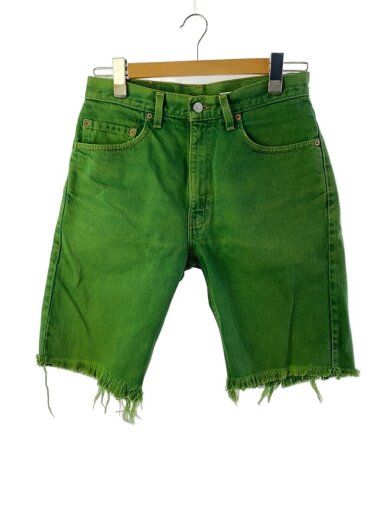 商品画像：505/ボタン裏511/ショートパンツ/32/コットン/GRN/無地/505-0216// 1