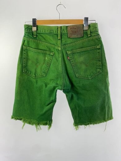 商品画像：505/ボタン裏511/ショートパンツ/32/コットン/GRN/無地/505-0216// 2