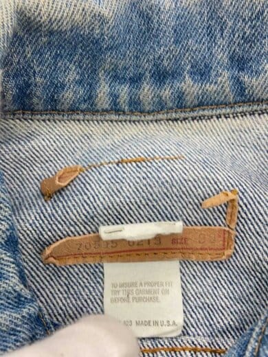 商品画像：4th/70s/刻印0/Gジャン/38/デニム/IDG/無地/70505-0213 3