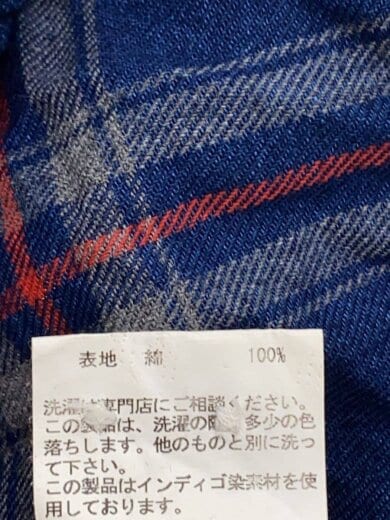 商品画像：CLASSIC/ポケロゴ/長袖シャツ/S/コットン/NVY/チェック 4