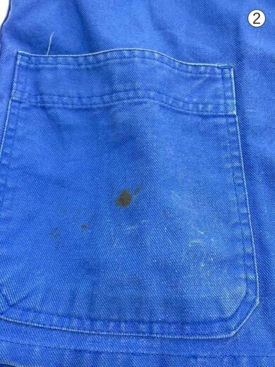 商品画像：SAVOIE/ユーロワークジャケット/コットンツイル/--/コットン/BLU/無地/9100-9035 5