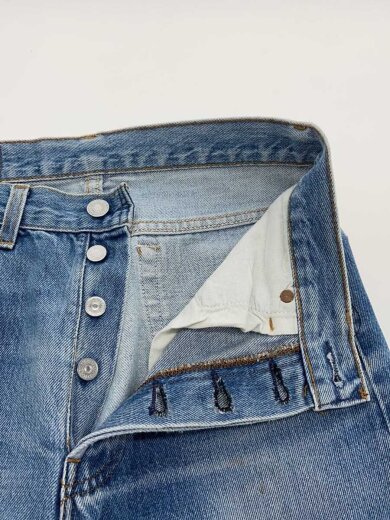 商品画像：刻印555/USA製/90s/ボタンフライ/ボトム/29/デニム/IDG/無地/501-5900 3