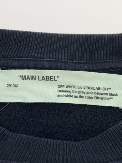 商品画像：スリーブロゴバックバイアススウェット/M/コットン/BLK/プリント/OMBA003F17003028 3