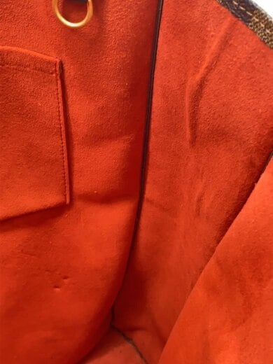 商品画像：1)サック・プラ_ダミエ・エベヌ/PVC/BRW 7