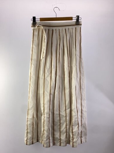 商品画像：ロングスカート/36/--/CRM/ストライプ/11-05-02-05238/ドレープストライプラップロンク 2