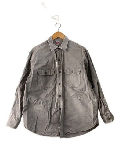 商品画像：長袖シャツ/--/コットン/GRY/無地/1-2BY2// 1