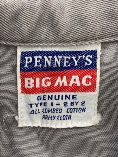 商品画像：長袖シャツ/--/コットン/GRY/無地/1-2BY2// 3