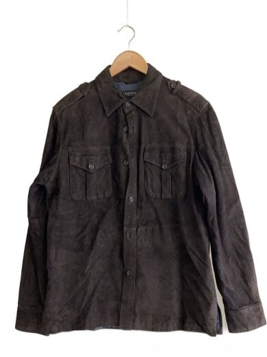 商品画像：LANVIN/ジャケット/イタリア製/38/羊革/BLK/無地/LA-CI-31700// 1