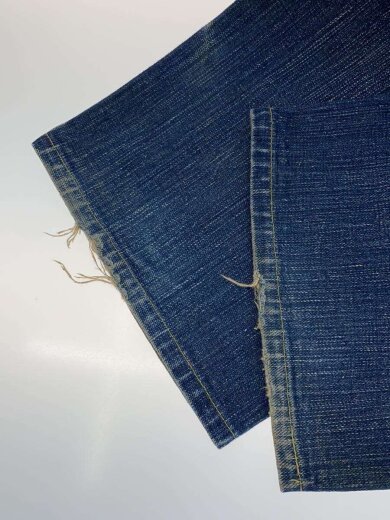 商品画像：ボトム/--/デニム/IDG/無地/Vステ/隠しリベット/緑耳/ヘビ革パッチ/縦落ち 6