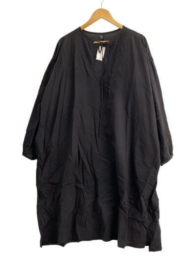 商品画像：POWDER SNOW WASH COTTON TUNIC DRESS/1/コットン/BLK/YU-D07-030 1