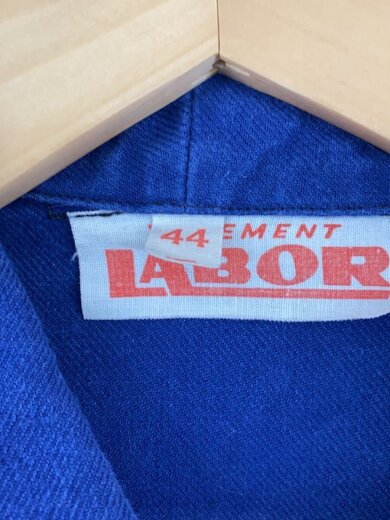 商品画像：60s/VETEMENT LABOR/ZIPジャケット/44/コットン/BLU/無地 4