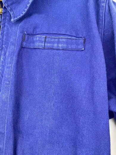 商品画像：60s/VETEMENT LABOR/ZIPジャケット/44/コットン/BLU/無地 7