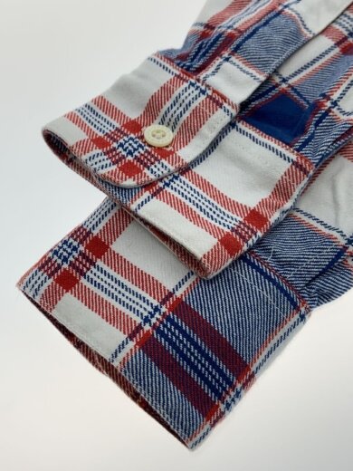 商品画像：UNION L/S/長袖シャツ/M/コットン/BLU×RED/チェック/161GWDT-SHM04 5