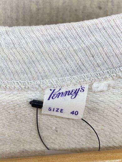 商品画像：50s～60s/針抜きリブ/前V/Vガゼット/スウェット/40/コットン/GRY/無地// 3