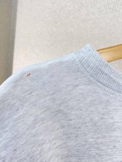 商品画像：50s～60s/針抜きリブ/前V/Vガゼット/スウェット/40/コットン/GRY/無地// 6