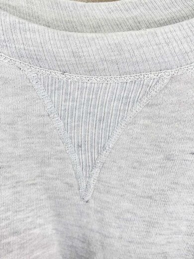 商品画像：50s～60s/針抜きリブ/前V/Vガゼット/スウェット/40/コットン/GRY/無地// 7