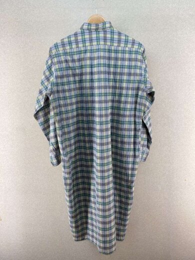 商品画像：30s～/グランパシャツ/ガラスボタン/長袖シャツ/--/ウール/GRY/チェック 2