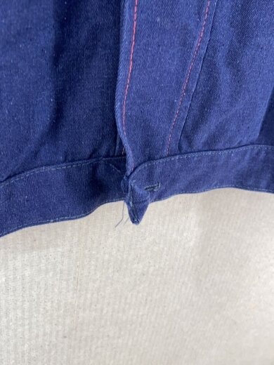 商品画像：推定60~70s/ワークジャケット/シングルステッチ/ロックミシン/ジャケット/NVY/無地 5
