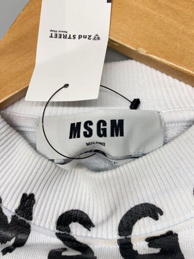 商品画像：スウェット/M/コットン/WHT/3540MM116 3